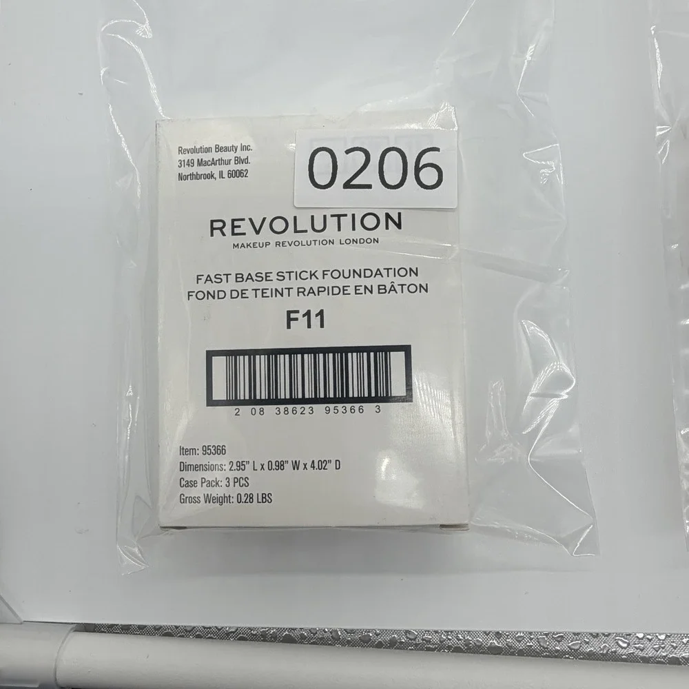 Revolution Fast Base Stick Foundation F11 – 3 Pack London Makeup
